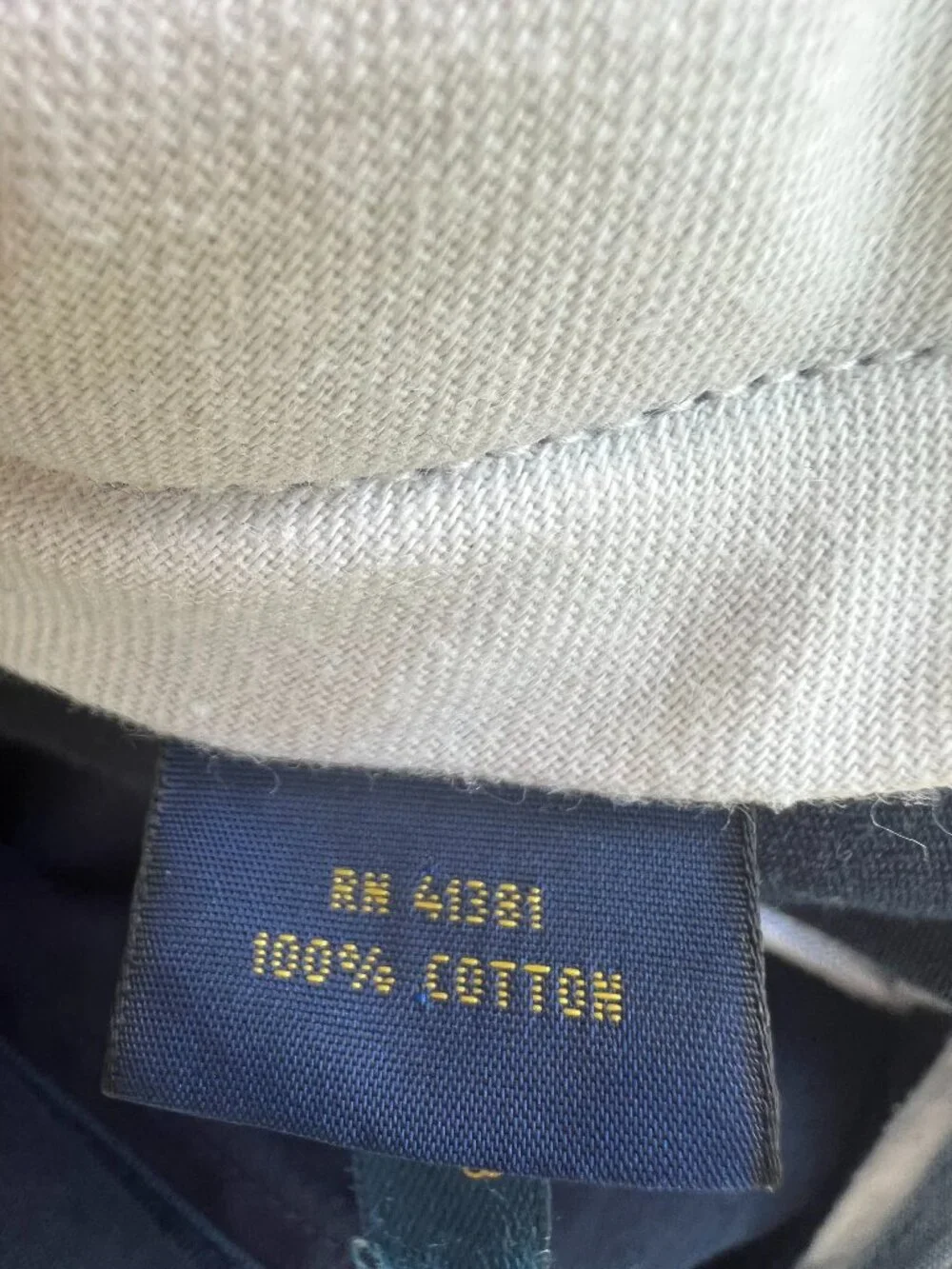 Polo Ralph Lauren navy khaki pants mens 32 x 32 cotton preppy